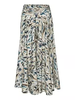 Длинная юбка LASCANA, цвет sand bedruckt