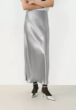 Длинная юбка LAURINAS Part Two, серебряный