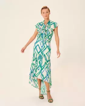 Длинная юбка Lena с набивными оборками Dolores Promesas, мультиколор