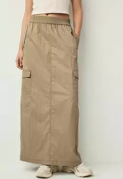 Длинная юбка Lightweight Regular Fit Next, зеленый хаки