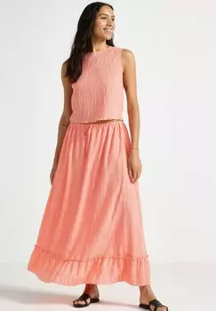 Длинная юбка Lindex, коралловый