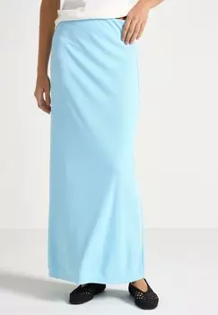Длинная юбка Lindex, светло-голубой