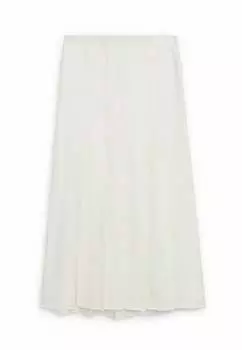Длинная юбка Massimo Dutti, белая