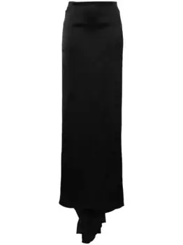 Длинная юбка макси BALENCIAGA, черный