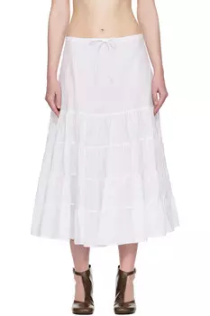 Длинная юбка макси "Этуаль" Paloma Wool, белый