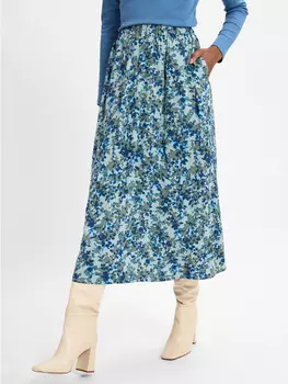 Длинная юбка mbyM Maxi Aveline, синий