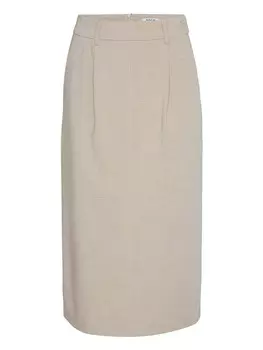 Длинная юбка MOSS COPENHAGEN, бежевый