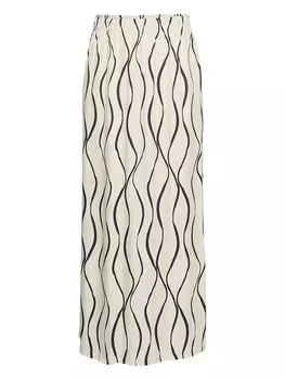 Длинная юбка MOSS COPENHAGEN, кремовый