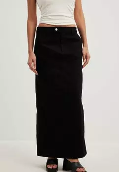 Длинная юбка NA-KD, черный