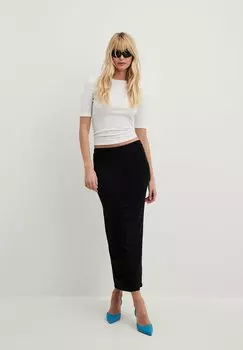 Длинная юбка NA-KD, черный