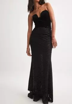 Длинная юбка NA-KD, черный