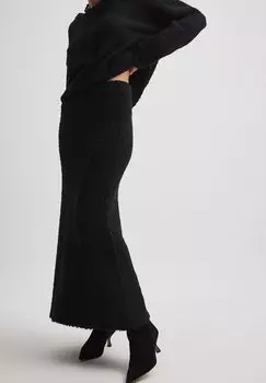 Длинная юбка NA-KD, черный