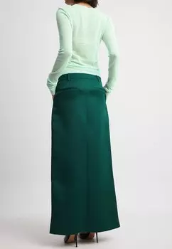 Длинная юбка NA-KD, зеленый