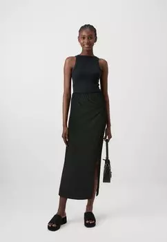 Длинная юбка Nmcamilla Long Knot Skirt Noisy May, черная