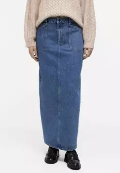 Длинная юбка Object, синий деним