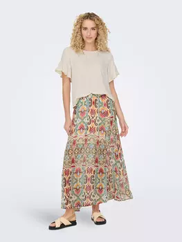 Длинная юбка ONLY, красочный
