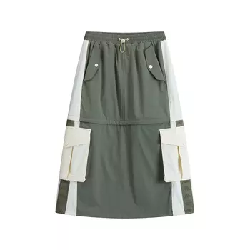 Длинная юбка PLAYER Casual, женская, разноцветная Kappa, зеленый