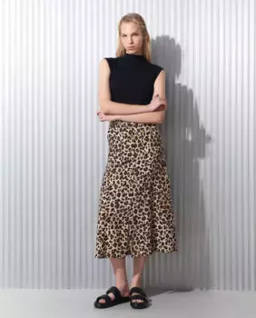 Длинная юбка пояс из рафии Easy Wear, песочный