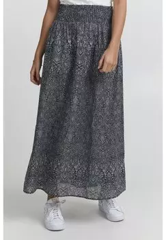 Длинная юбка PULZ, серый