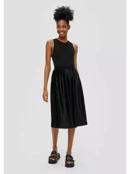 Длинная юбка QS, черный