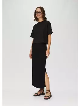 Длинная юбка QS lang, черный