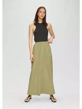 Длинная юбка QS, оливковый