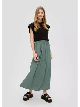 Длинная юбка QS, зеленый