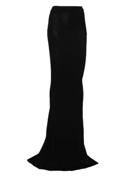 Длинная юбка Rick Owens, черный