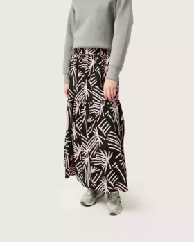 Длинная юбка с абстрактным принтом Compaa Fantstica, мультиколор