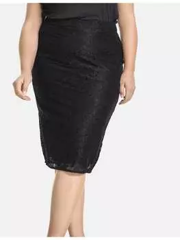 Длинная юбка SAMOON, черный