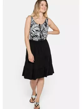 Длинная юбка sheego Strand, черный