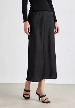 Длинная юбка SKIRT DKNY, черный
