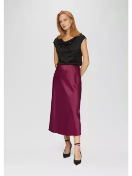 Длинная юбка sOliver BLACK LABEL lang, розовый