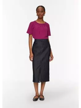 Длинная юбка sOliver BLACK LABEL lang, синий