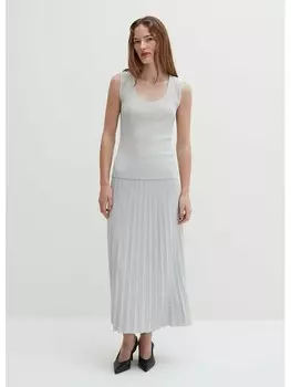 Длинная юбка STEFANEL Plissee, светло-серый