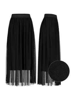 Длинная юбка Sublevel Rock, черный