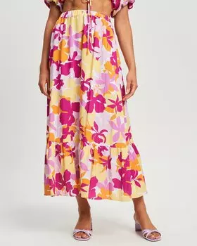 Длинная юбка SVEL, розовый