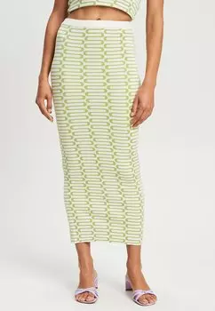 Длинная юбка SVEL, зеленый