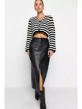 Длинная юбка trendyol, черный