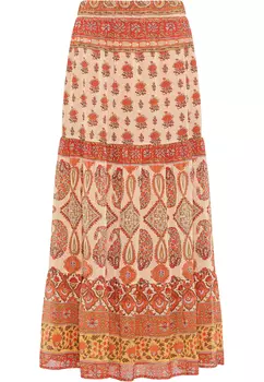 Длинная юбка usha FESTIVAL Gestufter, оранжевый