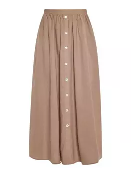 Длинная юбка usha WHITE LABEL, серо-коричневый