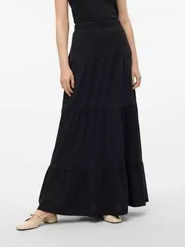 Длинная юбка Vero Moda, черный