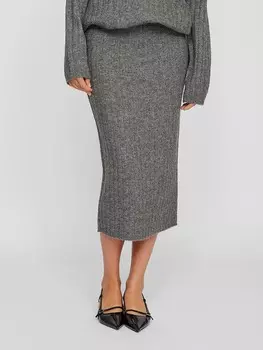 Длинная юбка Vila, серый