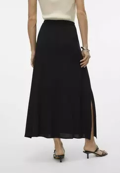 Длинная юбка Vmeasy Hohe Taille Vero Moda, черная