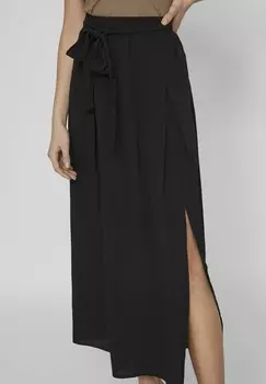 Длинная юбка WAIST VILA, черный