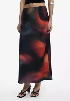 Длинная юбка WITH SPOTS Desigual, красный