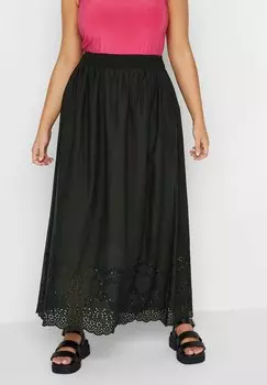 Длинная юбка Yours Clothing, черный
