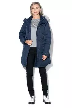 Длинная утепленная зимняя куртка Suttle Mountain Columbia, синий