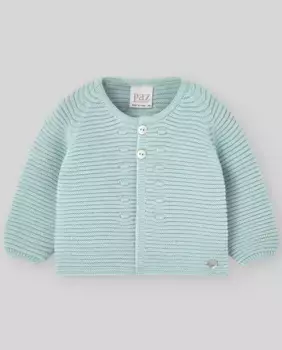 Длинная вязаная куртка для мальчика PAZ Rodrguez, зеленый