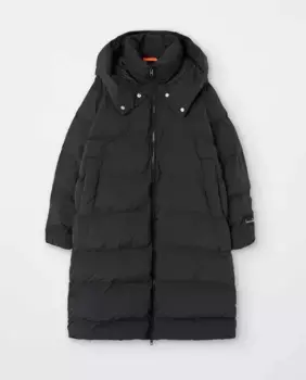 Длинная женская куртка с однотонным принтом Loreak Mendian, черный